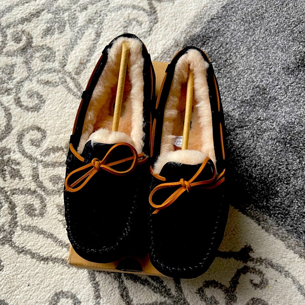 UGG slippers with box never been worn